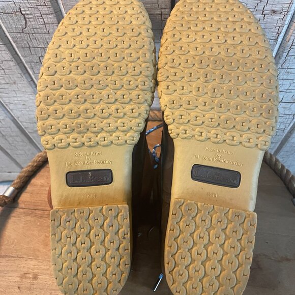 LL Bean Bean Boots Gumshoes Size 13 Brown Duck Boots NWT - Picture 6 of 7